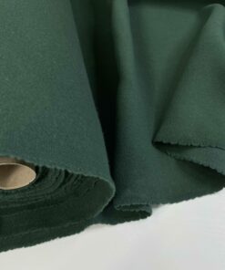 Пальтовая темно-зеленая ткань со стока Hugo Boss