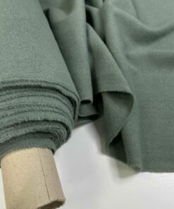 Итальянская шерсть с кашемиром цвета полыни (зеленый)