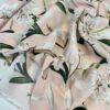 Итальянская розовая вискоза Dolce & Gabbana с цветами