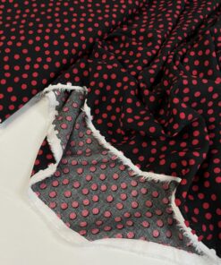 Купить итальянскую вискозу с горошком в розницу недорого онлайн с доставкой или в Москве