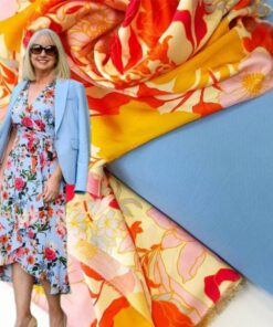 Купить итальянский искусственный шёлк в розницу недорого онлайн с доставкой или в Москве