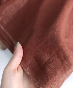 Лен кирпичного цвета с накатом купить онлайн недорого