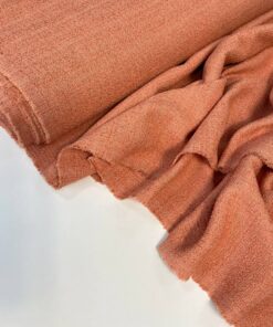 Персиковая Итальянская ткань Шанель купить в москве с доставкой по России