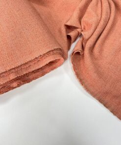 Персиковая Итальянская ткань Шанель купить в розницу