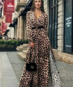 Костюмно-плательная леопардовая вискоза трендовые ткани купить онлайн с доставкой