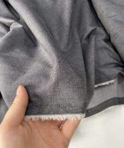 Серая ткань деним хлопковая из Италии в розницу и оптом купить недорого