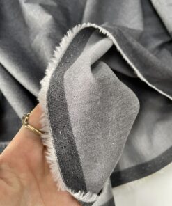 Серая ткань деним хлопковая из Италии купить в розницу недорого