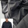 Серая ткань деним хлопковая из Италиитрендовые ткани купить онлайн с доставкой