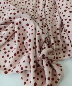 Искусственный розовый шелк в горошек популярные ткани 2024 года из пинтерест