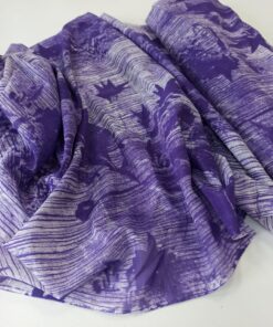 Воздушный фиолетовый хлопок с шелком трендовые ткани купить онлайн с доставкой в РФ