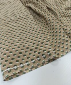 Бежевый Итальянский шелк Max Mara с горошек интернет магазин с доставкой по всей РФ