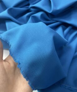 Костюмная Итальянская поливискоза синего цвета купить в интернет-магазине в Москве