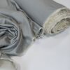 Итальянский хлопок с шёлком серого цвета в розницу и оптом купить недорого