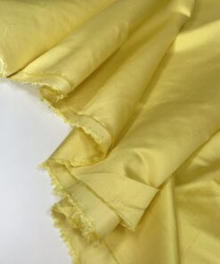 Дикий шёлк часуча цвета лимона из Италии купить в розницу недорого