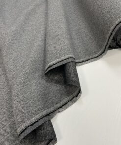 Серая черная пальтовая ткань в елочку от Hugo Boss в розницу и оптом купить недорого