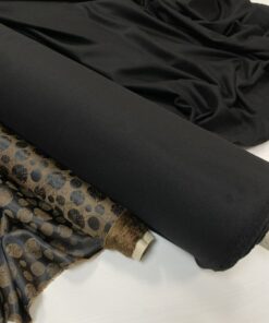 Черная пальтовая ткань от Ralph Lauren интернет магазин с доставкой по всей РФ