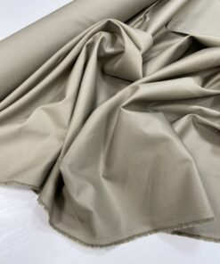 Фисташковый тренчевый хлопок в рубчик со стока Burberry трендовые ткани купить онлайн с доставкой