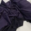 Двухсторонний фиолетовый трикотаж полушерсть от Hugo Boss трендовые ткани купить онлайн с доставкой
