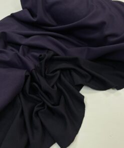 Двухсторонний фиолетовый трикотаж полушерсть от Hugo Boss купить в розницу недорого