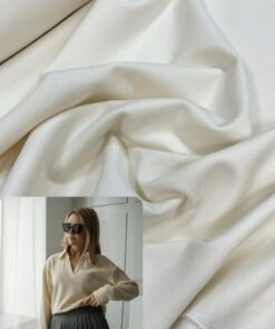 Молочный трикотаж полушерсть из Италии от Hugo Boss интернет магазин с доставкой по всей РФ