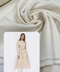 Молочный трикотаж полушерсть из Италии от Hugo Boss купить в интернет-магазине в Москве