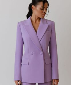 Сиреневая костюмная поливискоза от Hugo Boss интернет магазин с доставкой по всей РФ