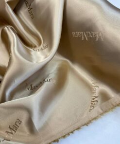 Итальянская светло-бежевая подкладка Max Mara купить в розницу недорого