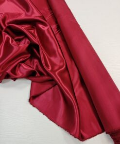 Темно-красная Итальянская подкладка из вискозы в розницу и оптом купить недорого