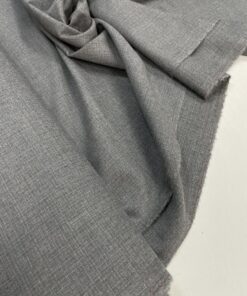 Костюмная мягкая Итальянская серая 100% шерсть трендовые ткани купить онлайн с доставкой