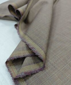 Костюмная тонкая коричневая шерсть от Hugo Boss трендовые ткани купить онлайн с доставкой