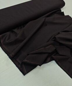 Костюмная тонкая шерсть от Hugo Boss цвета горький шоколад купить в Москве со склада недорогие ткани с доставкой