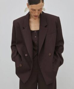 Костюмная тонкая шерсть от Hugo Boss цвета горький шоколад купить в интернет-магазине в Москве