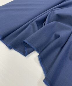 Костюмная синяя Итальянская тонкая шерсть в клетку от Hugo Boss трендовые ткани купить онлайн с доставкой