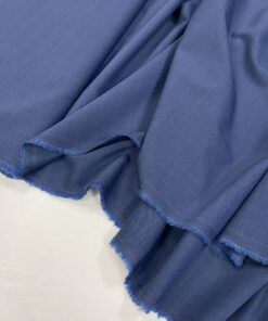 Костюмная синяя Итальянская тонкая шерсть в клетку от Hugo Boss купить в розницу недорого