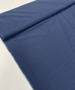 Костюмная синяя Итальянская тонкая шерсть в клетку от Hugo Boss интернет магазин с доставкой по всей РФ