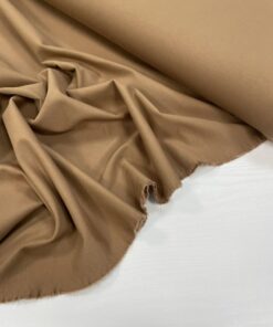 Итальянский трикотаж джерси цвета кэмел от Max Mara купить в розницу недорого