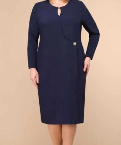 Итальянский тёмно-синий трикотаж джерси от Hugo Boss в розницу и оптом купить недорого