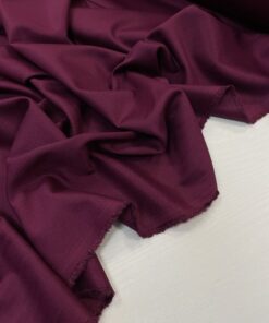 Костюмная поливискоза от Max Mara свекольного цвета (винный) купить в розницу недорого