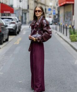 Костюмная поливискоза от Max Mara свекольного цвета (винный) купить в интернет-магазине в Москве