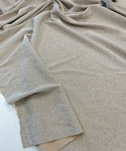 Итальянский трикотаж Пунто Милано серебристый в розницу и оптом купить недорого