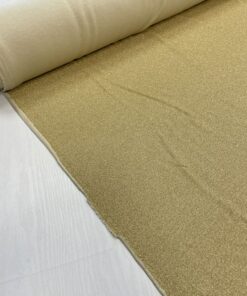 Итальянский трикотаж Пунто Милано золотистый в розницу и оптом купить недорого