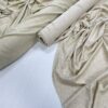 Тонкий итальянский трикотаж светлого бежевого цвета популярные ткани 2024 года из пинтерест