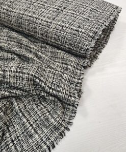 Серо-черная костюмная ткань шанель интернет магазин с доставкой по всей РФ