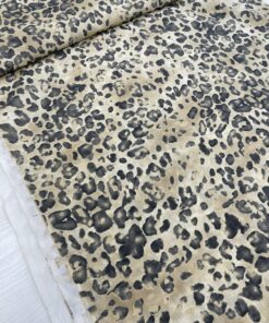 Бежево-черный черный с леопардовым принтом трендовые ткани купить онлайн с доставкой
