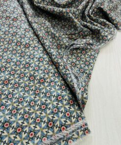 Хлопковый батист Max Mara с мелким принтом калейдоскопа интернет магазин с доставкой по всей РФ