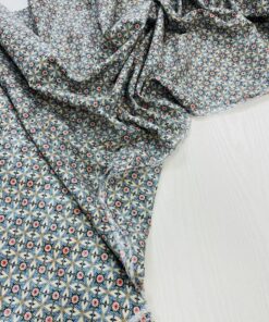 Хлопковый батист Max Mara с мелким принтом калейдоскопа купить в интернет-магазине в Москве