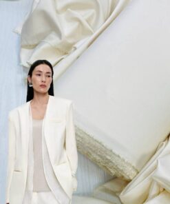 Молочная костюмная поливискоза от Max Mara интернет магазин с доставкой по всей РФ