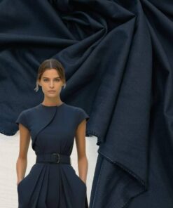 Плотный и мягкий темно-синий хлопок от Ralph Lauren купить в интернет-магазине в Москве