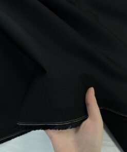 Плотная костюмная вискоза черного цвета от Max Mara купить в розницу недорого