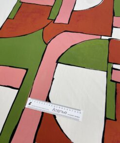 Итальянский хлопок с модным принтом купить в интернет-магазине в Москве